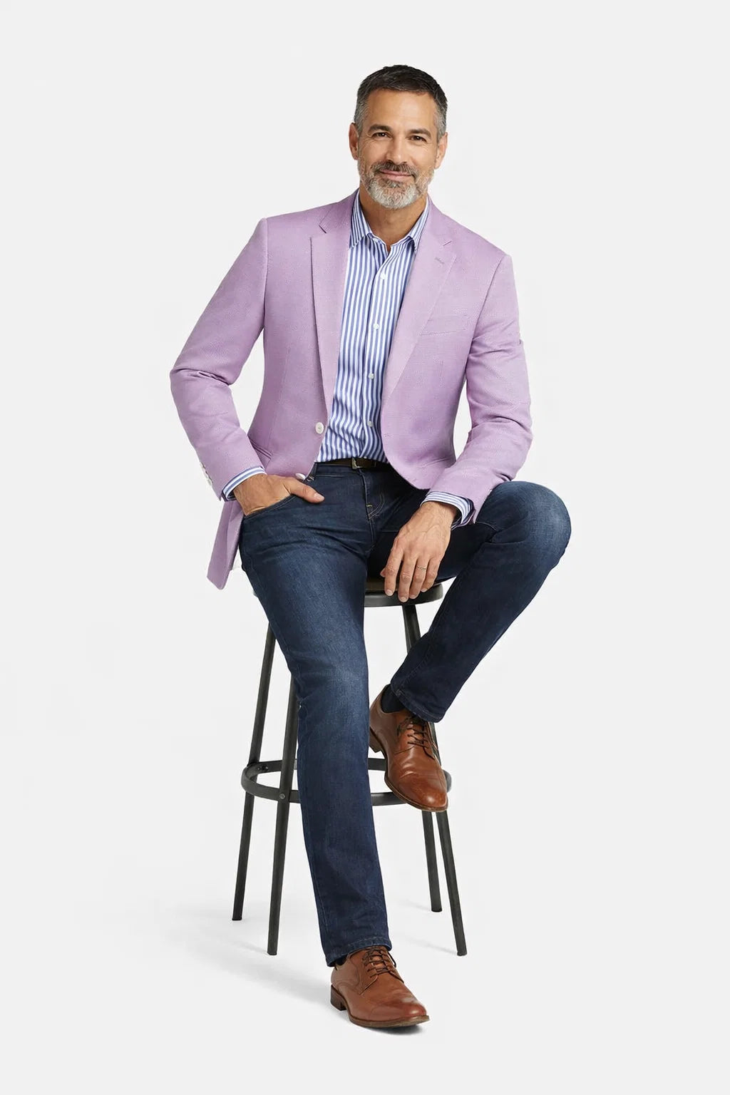 Men's Lavender ~ Lilac Blazer ~ Sport Coat - Image 5