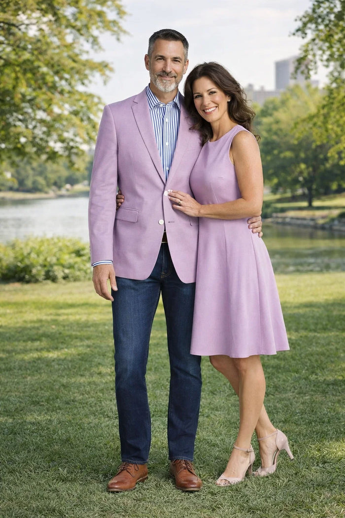 Men's Lavender ~ Lilac Blazer ~ Sport Coat - Image 4