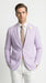 Mens Lavender Seersucker Blazer – Lightweight Striped Summer Sport Coat Casual Smart Formal Jacket