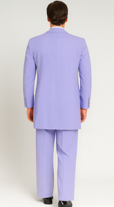 Mens Lavender Zoot Suit Long Jacket 3 Piece