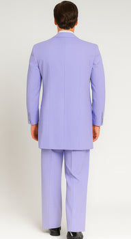 Mens Lavender Zoot Suit Long Jacket 3 Piece - Image 2