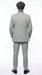 Mens Light Gray and Black Pinstripe 3 Piece Suit – Peaky Blinders Inspired Vintage Gangster 1920s Suit