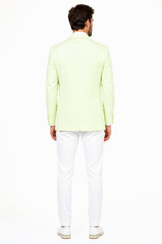 Mint Green Blazer - Light Green Blazer For Men