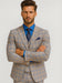 Classic Men’s Checkered 3-Piece Suit – Wedding & Business Wear