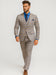Classic Men’s Checkered 3-Piece Suit – Wedding & Business Wear