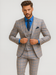 Classic Men’s Checkered 3-Piece Suit – Wedding & Business Wear