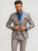 Classic Men’s Checkered 3-Piece Suit – Wedding & Business Wear