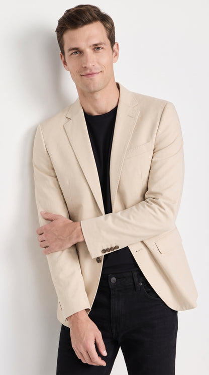 Mens Light Tan Sportcoat – Cream Beige Blazer for Weddings, Business & Smart Casual Wear