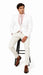 Mens Linen Blazer - Brilliant White Sport Coat