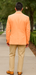 Mens Linen Blazer - Coral Linen Sport Coat - Summer Blazer