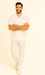 Mens Linen Suit / Cotton French Cuffs 2 Piece Summer Casual Two Piece Mens Walking Outfit For Sale Pant Sets Casual Suit Short Sleeve Shirt + Pants White All White Outfits For Men