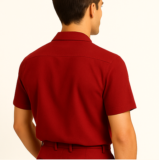 Mens Linen Walking Suit - Red Summer Outfit - Mens Linen Suit
