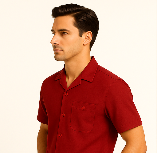 Mens Linen Walking Suit - Red Summer Outfit - Mens Linen Suit