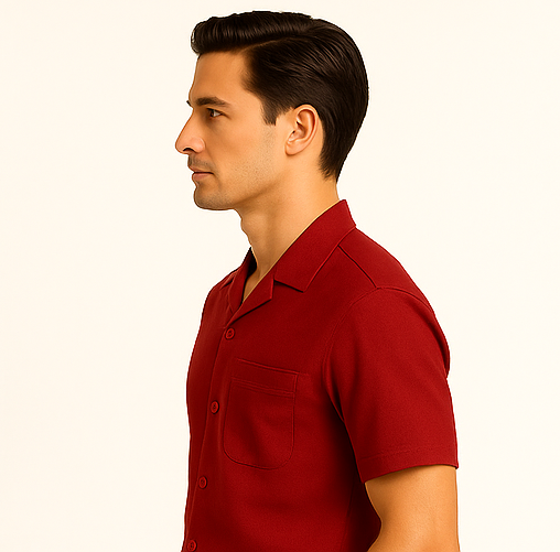 Mens Linen Walking Suit - Red Summer Outfit - Mens Linen Suit