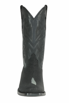 Men's Los Altos Boots Classic Genuine Stingray 7 Toe Single Stone Handmade Dress Cowboy Botas De Mantarraya - Mantarraya Boots Cheap Priced For Sale Online - Image 2