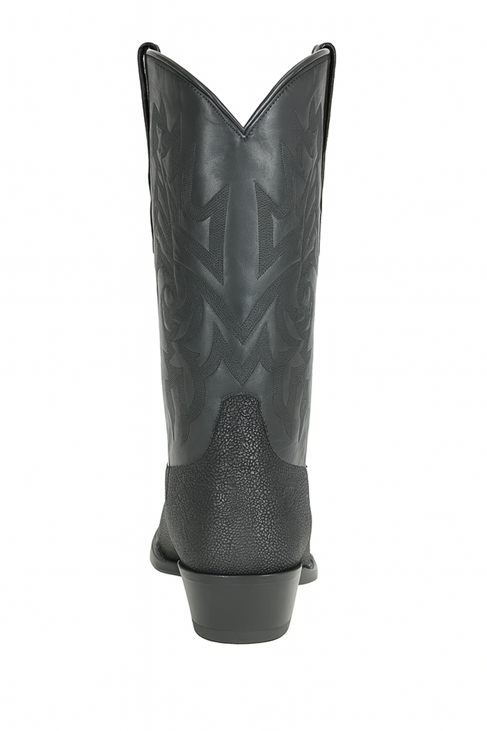 Men's Los Altos Boots Classic Genuine Stingray 7 Toe Single Stone Handmade Dress Cowboy Botas De Mantarraya - Mantarraya Boots Cheap Priced For Sale Online - Image 3