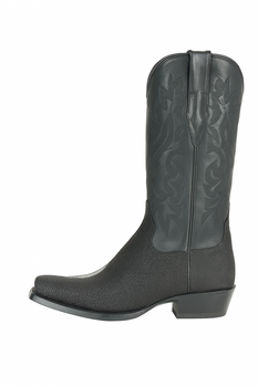 Men's Los Altos Boots Classic Genuine Stingray 7 Toe Single Stone Handmade Dress Cowboy Botas De Mantarraya - Mantarraya Boots Cheap Priced For Sale Online - Image 4