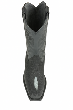 Men's Los Altos Boots Classic Genuine Stingray 7 Toe Single Stone Handmade Dress Cowboy Botas De Mantarraya - Mantarraya Boots Cheap Priced For Sale Online - Image 5