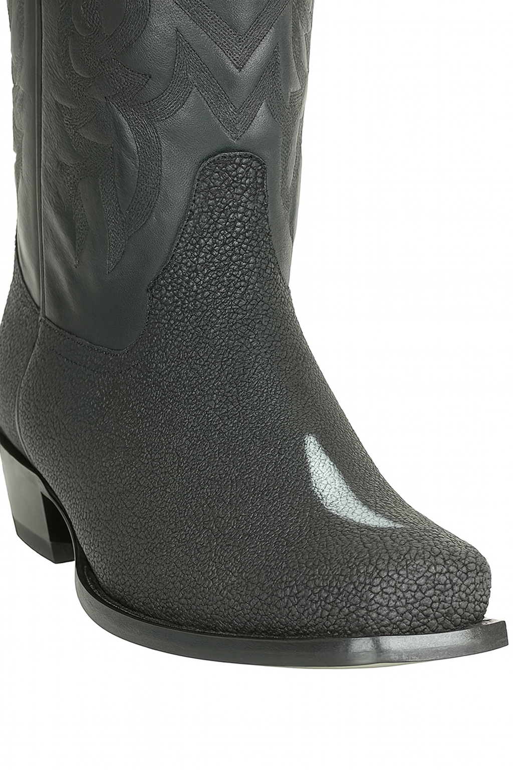 Men's Los Altos Boots Classic Genuine Stingray 7 Toe Single Stone Handmade Dress Cowboy Botas De Mantarraya - Mantarraya Boots Cheap Priced For Sale Online - Image 6