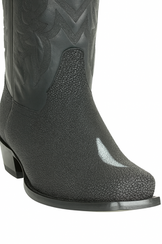 Men's Los Altos Boots Classic Genuine Stingray 7 Toe Single Stone Handmade Dress Cowboy Botas De Mantarraya - Mantarraya Boots Cheap Priced For Sale Online - Image 6