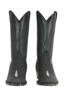 Men's Los Altos Boots Classic Genuine Stingray 7 Toe Single Stone Handmade Dress Cowboy Botas De Mantarraya - Mantarraya Boots Cheap Priced For Sale Online - Image 7