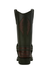Men's Los Altos Caiman Tail Skin Biker Boots - Black Cherry