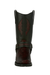 Men's Los Altos Caiman Tail Skin Biker Boots - Black Cherry