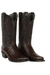 Men's Los Altos Caiman Tail Snip Toe Boots - Black Cherry