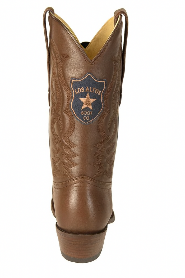 Mens Los Altos Genuine Deer Leather Brown - Image 7
