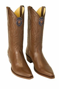 Mens Los Altos Genuine Deer Leather Brown