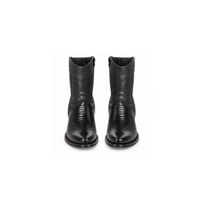 Men's Los Altos Lizard Skin European Toe Short Boots 76B07