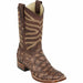 Men's Los Altos Monster Fish Skin Wide Square Toe Boots