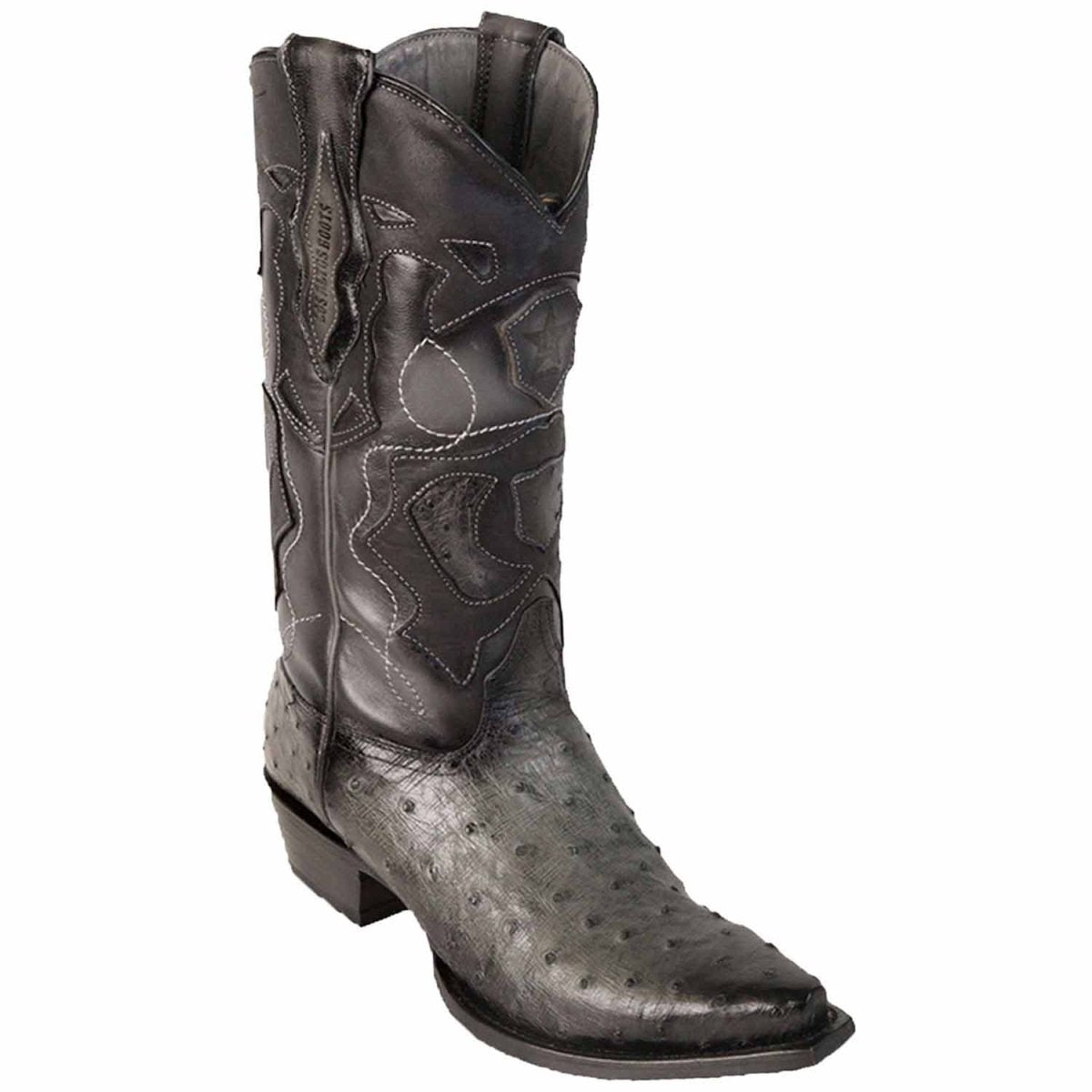 Men's Los Altos Original Ostrich Snip Toe Boots Faded