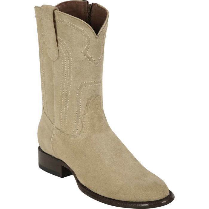 Botas de Piel Original Redonda Roper Color Cafe - Los Altos Boots main image 0