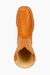 Men's Los Altos Ostrich Skin Wide Square Toe Boots - Honey