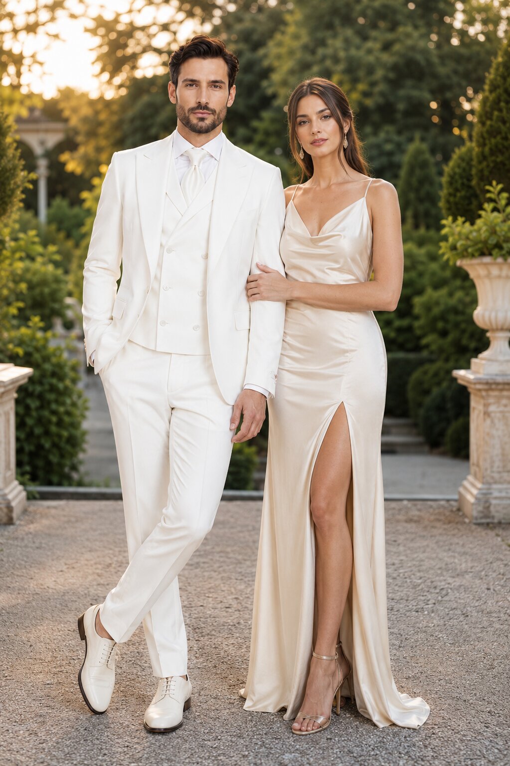 Tiglio Rosso Suit  - Classic Fit Athletic Cut 100% Wool Super 150s Italian Fabric Peak Lapel in Color Off White