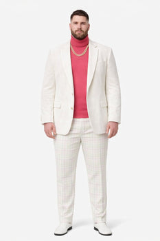 White Velvet Suit Jacket for Every Occasion