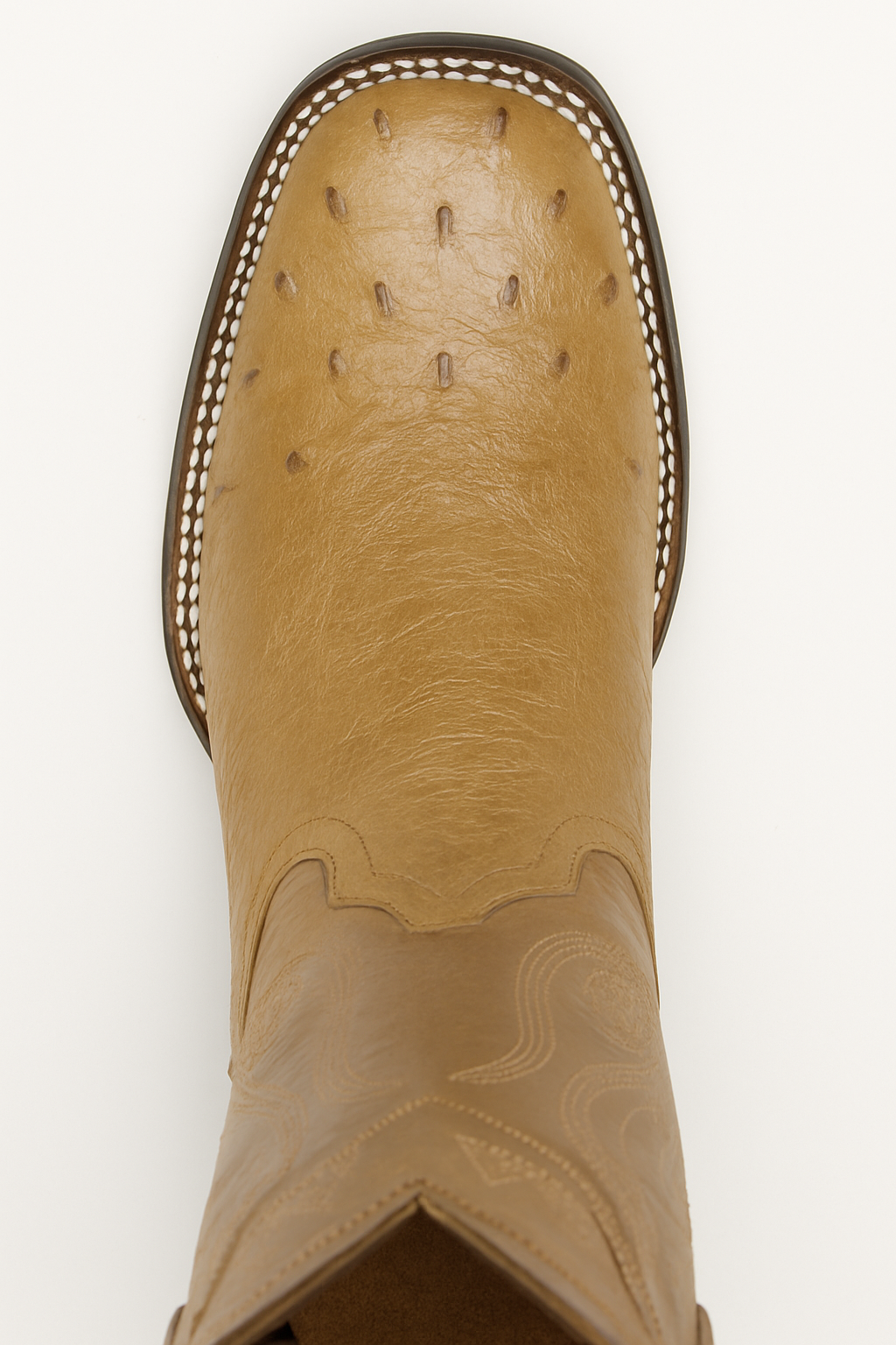 Men's Wild West Smooth Ostrich Skin 3X Toe Boots 29504-B - Image 36