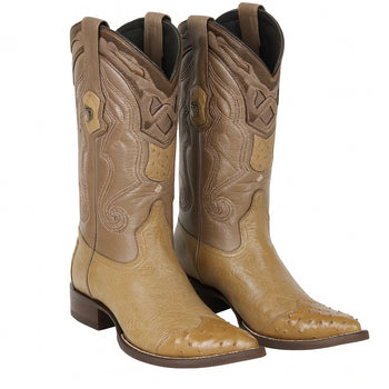 Men's Wild West Smooth Ostrich Skin 3X Toe Boots 29504-B - Image 40