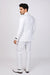 Men's Modern Fit Suits  One Button Peak Lapel White Suit