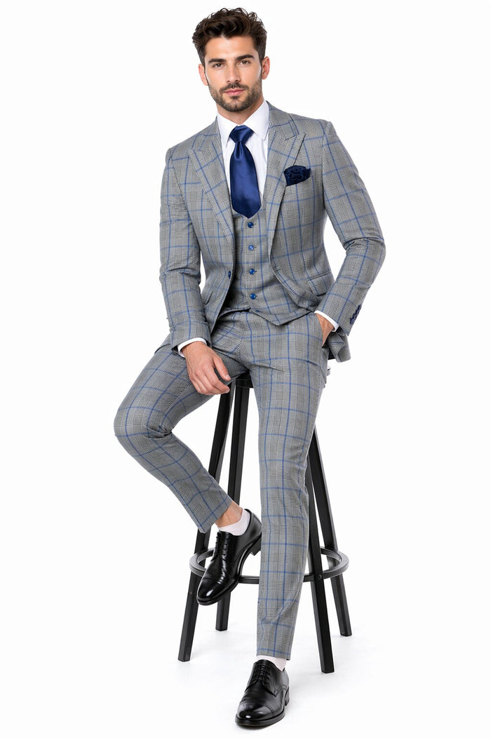 Rossi Man Tom RM1856 –2-Piece Suit for Stylish Men  Modern Fit