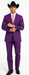 Men's Multi-Stage Party Cheap Priced Business Suit Clearance Sale Collection Purple Slim Fitted