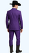 Men's Multi-Stage Party Cheap Priced Business Suits Clearance Sale Collection Purple Slim Fitted Suit