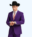 Men's Multi-Stage Party Cheap Priced Business Suits Clearance Sale Collection Purple Slim Fitted Suit