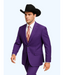 Men's Multi-Stage Party Cheap Priced Business Suits Clearance Sale Collection Purple Slim Fitted Suit