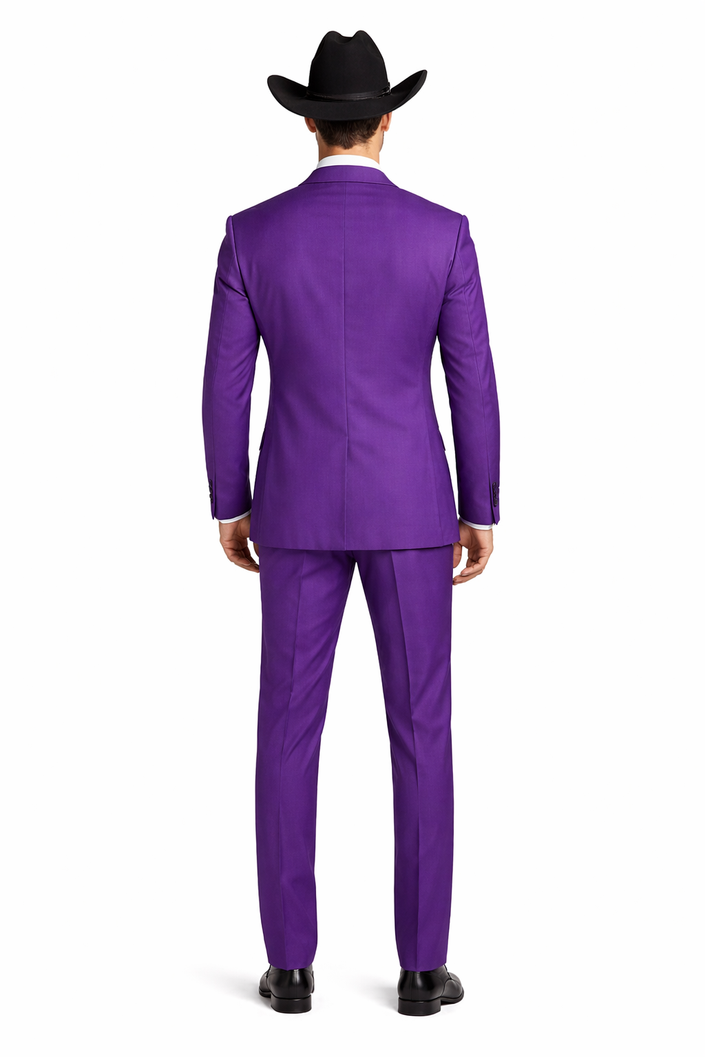 Men's Multi-Stage Party Business Suits Clearance Sale Collection Purple Slim Fitted Suit