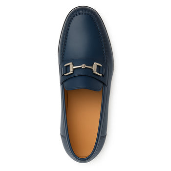 Mens Mezlan Brussels Metal Ornament Calfskin Loafer Dress Shoe in Tan - Image 16