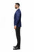Mens Cowboy Blazer - Western Sport Coat in Color Navy Blue