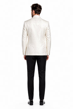 Alberto Nardoni Brand Men's Cheap Priced Designer Fashion Dress Casual Blazer On Sale Cream ~ ivory ~ Off White Blazer Dinner Jacket Tuxedo Looking! Sport coat