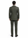 Men'S Olive Green Double Breasted Suits Side Vented Peak Lapel Suit - 6 On 3 Buttons Unique Style With Pleated Pants
